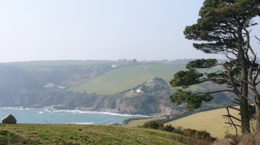 View across Talland Bay